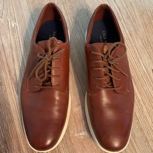 Cole Haan Grand OS Brown Leather Oxford Sneaker Shoe Size 12